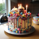 birthday souvenir in video