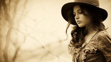 classic sepia black and white filter video builder