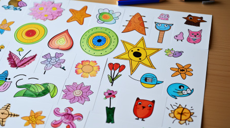 gif collection and clipart library in video editor